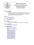 Legislative History: An Act Concerning the Regulation of General Use Pesticides (HP135)(LD 179) by Maine State Legislature (114th: 1988-1990)