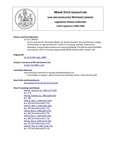 Legislative History: An Act to Revise the Particulate Matter Air Quality Standard (SP136)(LD 221) by Maine State Legislature (114th: 1988-1990)