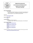 Legislative History:  An Act to Amend the Maine Potato Bag Law (HP255)(LD 367)