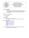 Legislative History:  An Act to Adjust the Municipal Salt and Sand Storage Facility Cost-sharing Formula (HP299)(LD 411)