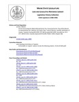 Legislative History:  An Act Concerning the Maine Railroad Excise Tax (SP235)(LD 565)
