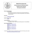 Legislative History: An Act to Protect Civil Litigants (HP500)(LD 680) by Maine State Legislature (114th: 1988-1990)