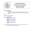 Legislative History: An Act to Fund Asbestos Removal in State Facilities and Public Schools (HP551)(LD 748) by Maine State Legislature (114th: 1988-1990)