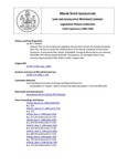 Legislative History: An Act to Remove Legislative Review from Certain Air Quality Standards (HP665)(LD 907) by Maine State Legislature (114th: 1988-1990)