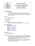 Legislative History:  An Act to Improve the Management of Solid Waste in Maine (HP681)(LD 932)