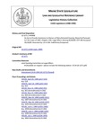 Legislative History: An Act to Provide Assistance to Owners of Manufactured Housing (HP908)(LD 1271) by Maine State Legislature (114th: 1988-1990)