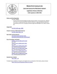 Legislative History:  An Act to Amend the Norridgewock Water District Charter (SP655)(LD 1762)