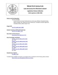 Legislative History: An Act to Correct Certain Technical Errors in the Laws of Maine (HP1285)(LD 1777) by Maine State Legislature (114th: 1988-1990)