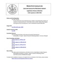 Legislative History:  An Act to Break the Cycle of Homelessness in Maine (HP1297)(LD 1790)