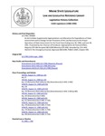 Legislative History: An Act to Make Supplemental Appropriations and Allocations for Expenditures of State Government and to Change Certain Provisions of the Law Necessary to the Proper Operations of State Government for the Fiscal Years Ending June 30, 1990, and June 30, 1991 (SP680)(LD 1798) by Maine State Legislature (114th: 1988-1990)