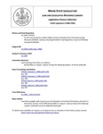 Legislative History: An Act Concerning the Uniform Rights of the Terminally Ill Act (HP1653)(LD 2286) by Maine State Legislature (114th: 1988-1990)