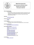 Legislative History: An Act to Establish a Hazardous Waste Minimization Program (HP1674)(LD 2316) by Maine State Legislature (114th: 1988-1990)