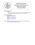Legislative History: Joint Order on Adjournment (SP24) by Maine State Legislature (114th: 1988-1990)