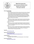 Legislative History: Joint Order on Adjournment (SP866) by Maine State Legislature (114th: 1988-1990)