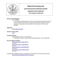 Legislative History: An Act to Reduce Roadway Debris Hazards (HP31)(LD 41) by Maine State Legislature (115th: 1990-1992)