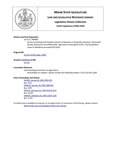 Legislative History: An Act to Facilitate the Reimbursement of Deposits on Pesticide Containers (HP83)(LD 111) by Maine State Legislature (115th: 1990-1992)
