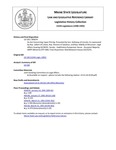 Legislative History: An Act Concerning Liquor Pricing (SP74)(LD 130) by Maine State Legislature (115th: 1990-1992)