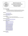 Legislative History: An Act Regarding Zoning Variances (HP135)(LD 195) by Maine State Legislature (115th: 1990-1992)