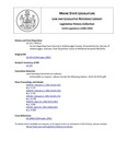 Legislative History:  An Act Regarding Court Security in Androscoggin County (SP123)(LD 225)