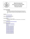 Legislative History: An Act Regarding Court Deposits and Revenue Reporting (HP169)(LD 254) by Maine State Legislature (115th: 1990-1992)