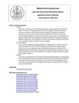 Legislative History: An Act to Make Supplemental Appropriations and Allocations for the Expenditures of State Government for the Fiscal Year Ending June 30, 1991 and to Change Certain Provisions of the Law (HP192)(LD 274) by Maine State Legislature (115th: 1990-1992)