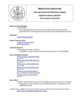 Legislative History: An Act Regarding District Court Location (HP207)(LD 298) by Maine State Legislature (115th: 1990-1992)
