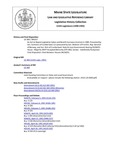 Legislative History: An Act to Repeal Legislative Salary and Benefit Increases Granted in 1989 (SP157)(LD 369) by Maine State Legislature (115th: 1990-1992)