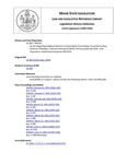 Legislative History: An Act Regarding Judgment Notices in Small Claims Proceedings (HP263)(LD 383) by Maine State Legislature (115th: 1990-1992)