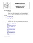 Legislative History: An Act to Amend Employment Practices Regarding Employee Personnel Files (HP267)(LD 387) by Maine State Legislature (115th: 1990-1992)