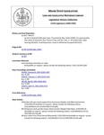 Legislative History: An Act to Amend Child Labor Laws (HP277)(LD 397) by Maine State Legislature (115th: 1990-1992)