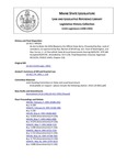 Legislative History: An Act to Make the Wild Blueberry the Official State Berry (HP291)(LD 412) by Maine State Legislature (115th: 1990-1992)