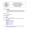 Legislative History: An Act Regarding Harassment by Telephone (SP176)(LD 431) by Maine State Legislature (115th: 1990-1992)