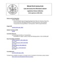 Legislative History:  An Act to Establish Special Designating Registration Plates for Veterans of Iwo Jima (HP313)(LD 443)