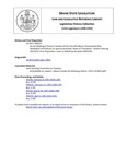 Legislative History: An Act Relating to Income Taxation of Part-time Residents (HP323)(LD 453) by Maine State Legislature (115th: 1990-1992)