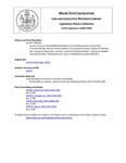 Legislative History: An Act to Ensure That Wildlife Rehabilitators Are Reimbursed for Actual Costs (HP345)(LD 475) by Maine State Legislature (115th: 1990-1992)