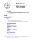 Legislative History: An Act to Establish a Center for Nonprofit Development (HP357)(LD 487) by Maine State Legislature (115th: 1990-1992)