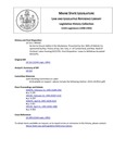 Legislative History: An Act to Ensure Safety in the Workplace (SP202)(LD 511) by Maine State Legislature (115th: 1990-1992)