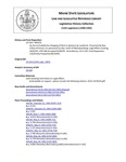 Legislative History: An Act to Prohibit the Charging of Rent in Advance by Landlords (HP370)(LD 524) by Maine State Legislature (115th: 1990-1992)