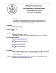 Legislative History: An Act to Allow the Maine Human Rights Commission to Recover Litigation Costs (SP219)(LD 546) by Maine State Legislature (115th: 1990-1992)