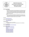 Legislative History: An Act to Amend the Auctioneer Licensing Law Relating to the Sale of Motor Vehicles at Public Auction (HP389)(LD 563) by Maine State Legislature (115th: 1990-1992)