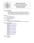Legislative History:  An Act to Amend Maine's Commercial Lines Cancellation Laws (HP427)(LD 610)
