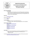 Legislative History: An Act to Restrict the Transportation of Low-level Radioactive Waste (SP250)(LD 708) by Maine State Legislature (115th: 1990-1992)