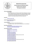 Legislative History: An Act to Modify the Ban on Plastic Rings and Other Plastic Holding Devices (HP591)(LD 842) by Maine State Legislature (115th: 1990-1992)