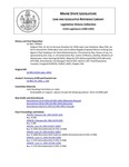 Legislative History: An Act to Increase Penalties for Child Labor Law Violations (HP635)(LD 905) by Maine State Legislature (115th: 1990-1992)