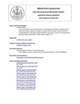 Legislative History: An Act to Provide Funds to Dental Clinics (SP333)(LD 908) by Maine State Legislature (115th: 1990-1992)