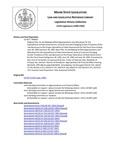 Legislative History:  An Act Making Unified Appropriations and Allocations for the Expenditures of State Government, General Fund and Changing Certain Provisions of the Law Necessary to the Proper Operations of State Government for the Fiscal Years Ending June 30, 1992 and June 30, 1993 (HP653)(LD 927)