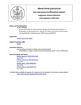 Legislative History:  An Act Concerning the Somerset County Budget (HP664)(LD 943)