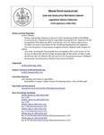 Legislative History: Resolve, Authorizing a Payment to Steven P. Smith and Ramona Smith of $47,908.06 (SP350)(LD 952) by Maine State Legislature (115th: 1990-1992)