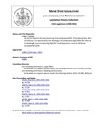 Legislative History: An Act to Enhance the Laws Governing Financial Responsibility (HP686)(LD 985) by Maine State Legislature (115th: 1990-1992)