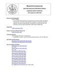 Legislative History: An Act to Allow the Department of Transportation to Facilitate Traffic and Highway Improvements (HP688)(LD 987) by Maine State Legislature (115th: 1990-1992)